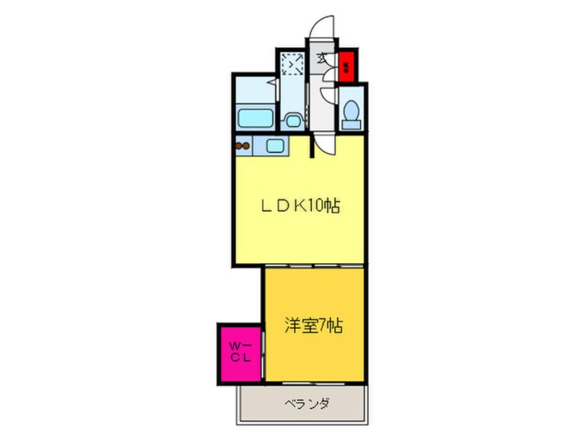 間取図 ベルパッソ平和公園