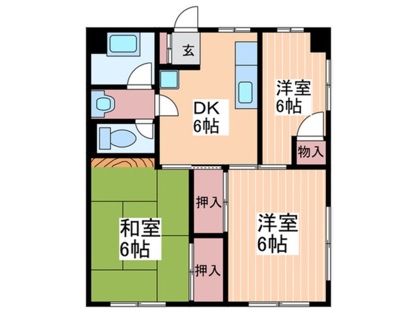 間取図 大起ビル