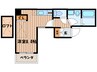 ファンタジ－ビル 1Rの間取り