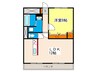 アルパウエストビラⅡ 1LDKの間取り