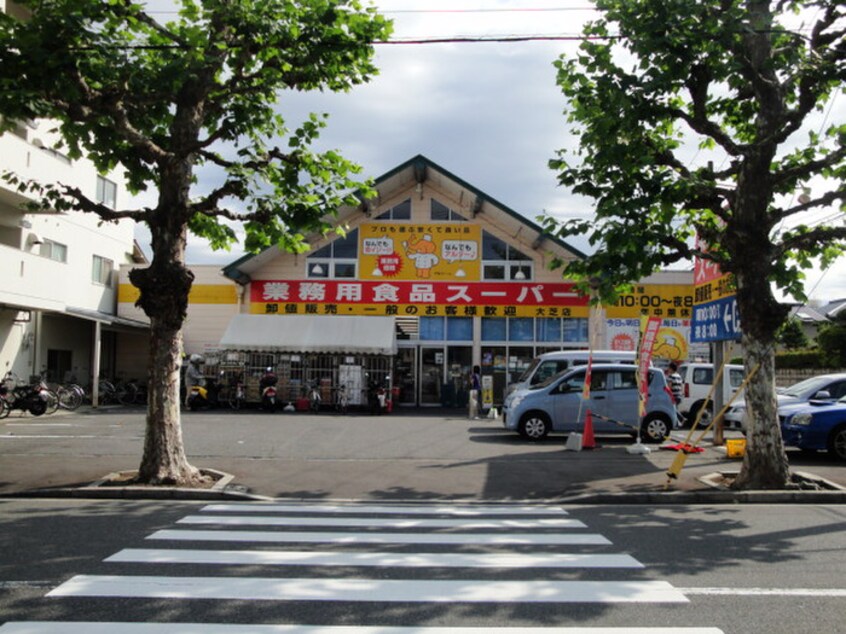業務用食品スーパー大芝店(ディスカウントショップ)まで650m 藤澤ビル