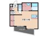 ルミエ－ル幟 1Rの間取り