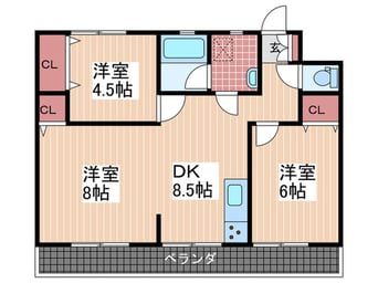 間取図 SYコートマンション
