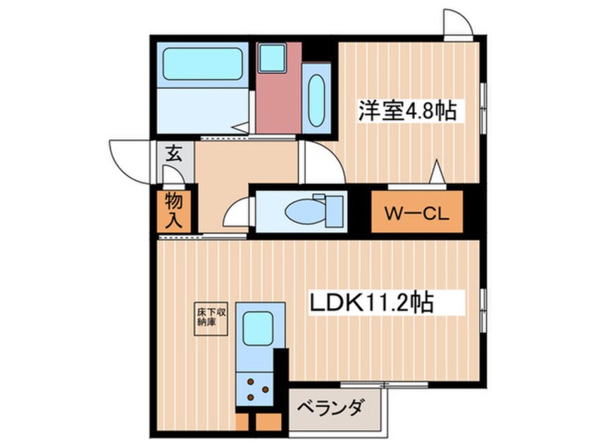 間取図 SHINYA BLDG.V