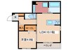 SHINYA BLDG.V 1LDKの間取り