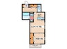 D-ROOM高須２丁目　B棟 1LDKの間取り