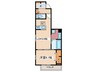 D-ROOM高須２丁目　B棟 1LDKの間取り