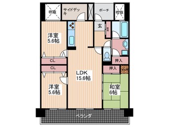 間取図 トレゾァ西原