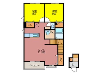 間取図 クレメント