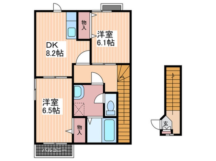 間取図 メープル焼山B