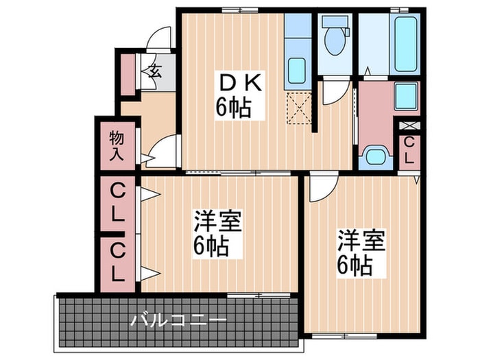 間取り図 サンフィオーレⅡ