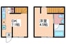 Ｌａ　Ｓｅｔｔｅ 1DKの間取り