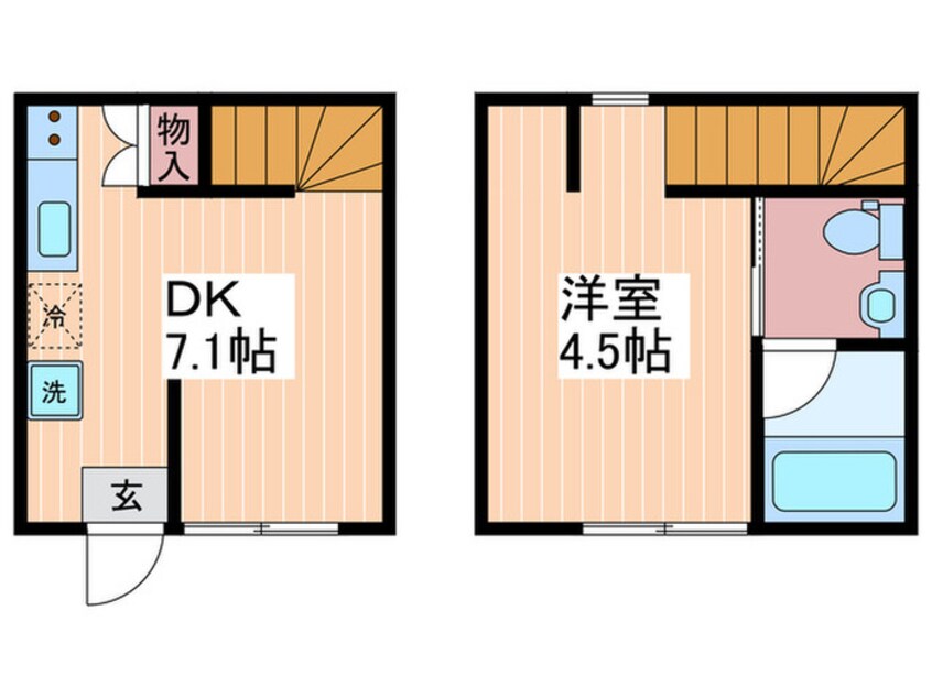 間取図 Ｌａ　Ｓｅｔｔｅ