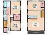 エルズ牛田東A棟 3LDKの間取り