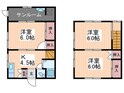 石原アパート3号室の間取図