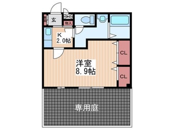 間取図 フォブ－ル本町