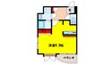 家納喜本川館 1Rの間取り