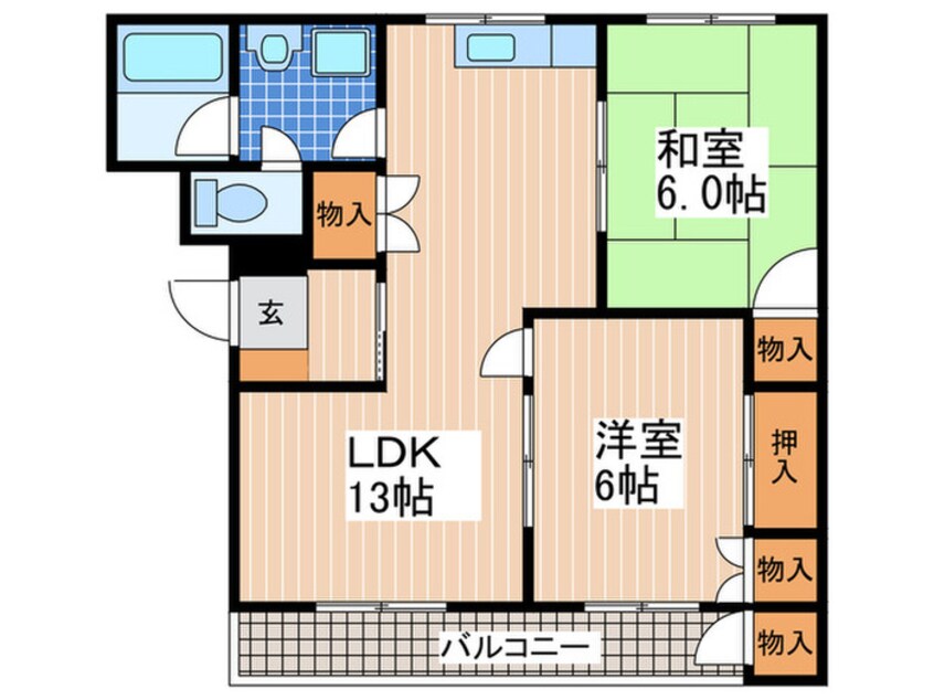 間取図 ニューライフ石田
