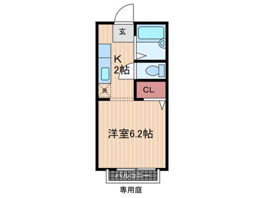 間取図 キャッスル２１