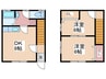 尾長アパート 2DKの間取り