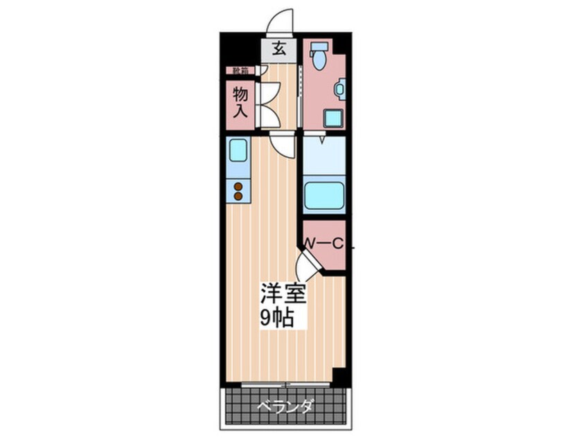 間取図 Leben Glanz平和大通り