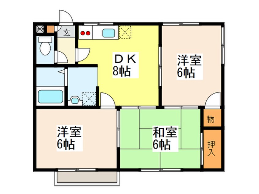 間取図 ハミングみのり