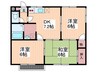 ハミングみのり 3DKの間取り