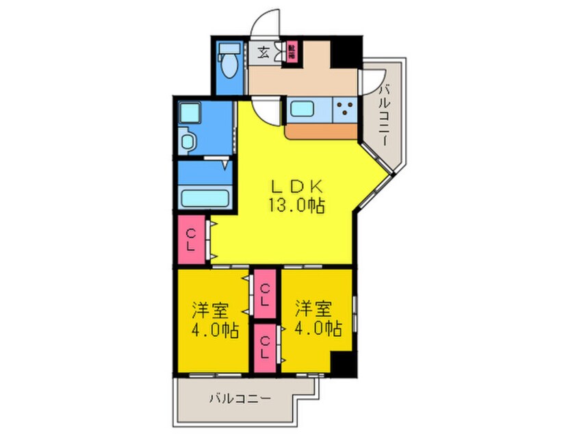 間取図 Ｌｉｏｎ銀山町