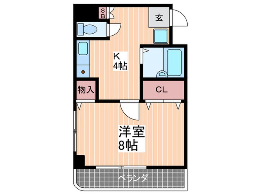 間取図 リョ－コ－テックビル