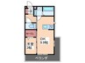エレガンスパレス 1DKの間取り