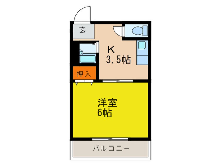 間取図 メゾン中央