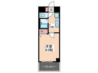 間取図 サンロ－レル串戸