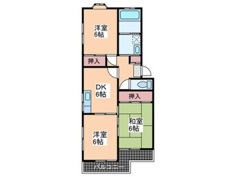 間取図 天神マンション