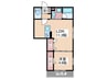 D-ROOM villa 1LDKの間取り