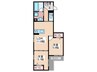 D-ROOM villa 2LDKの間取り
