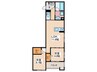 D-ROOM villa 2LDKの間取り