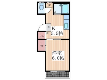 間取図 パルコ中央北棟