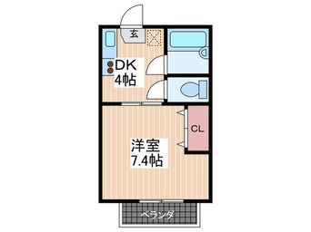 間取図 パルコ中央北棟