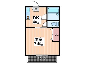 間取図 パルコ中央南棟