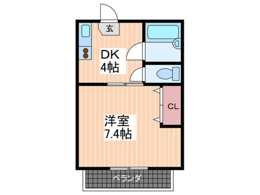 間取図 パルコ中央南棟