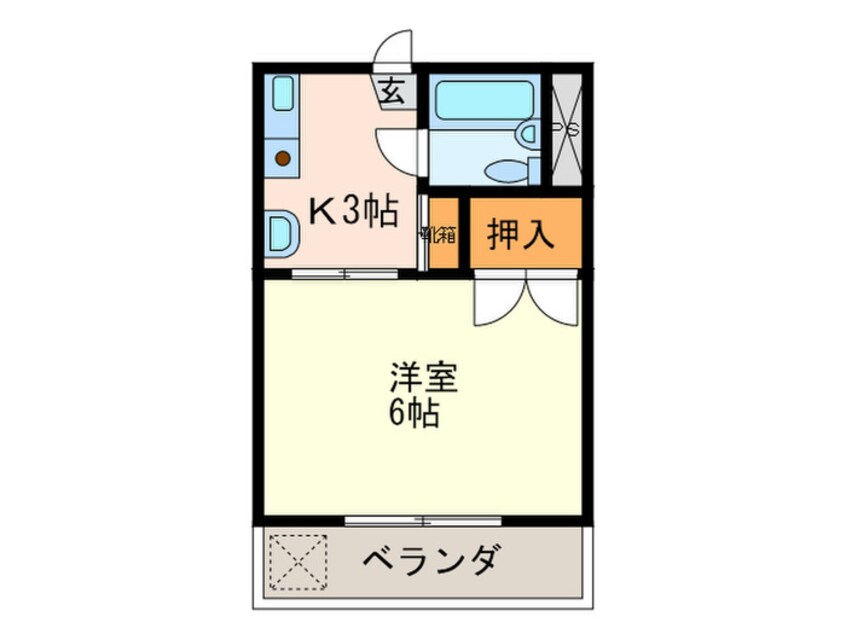 間取図 サンシャイン五日市