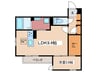 Green Casa南観音 1LDKの間取り