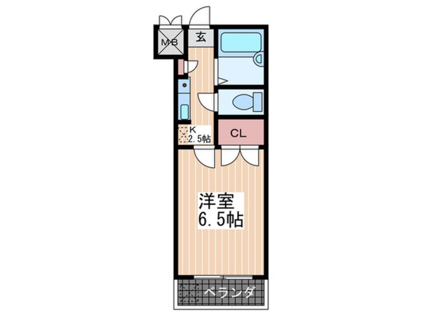 間取図 リベラル参番館