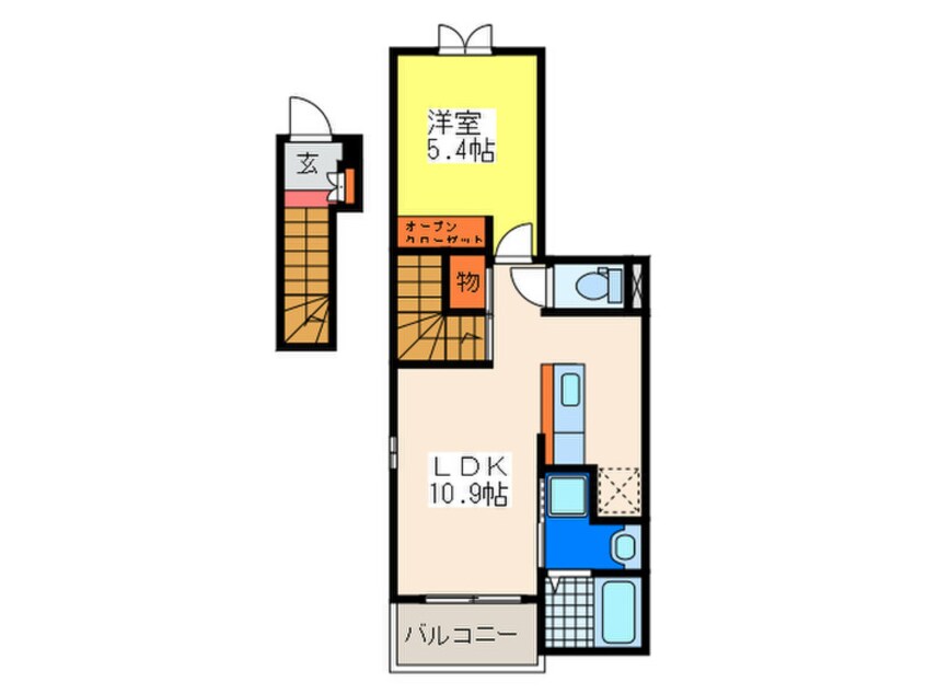 間取図 カーサクラベール