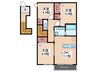 アルセ・T 3LDKの間取り