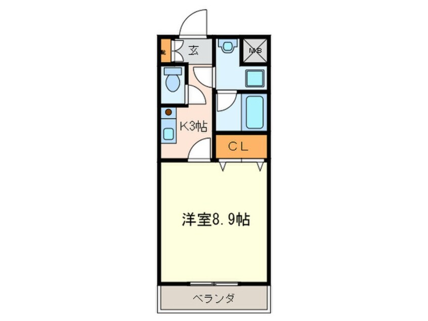 間取図 アイビ－スクエア寺町