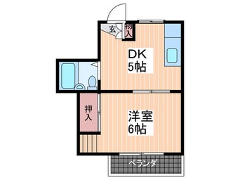 間取図 コーポカワモト