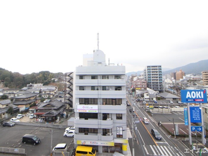 室内からの展望 山根ビル