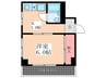 第２保田ビル 1Kの間取り