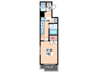 間取図 ボヌール千田